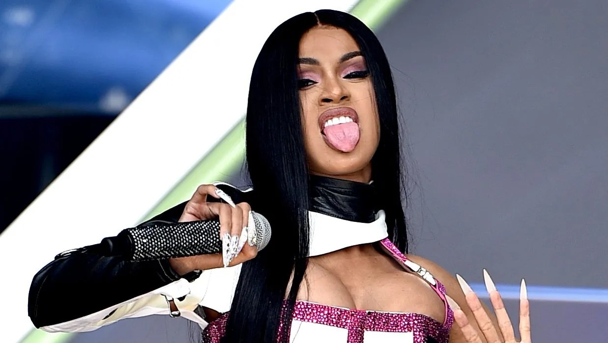 cardi b microphone