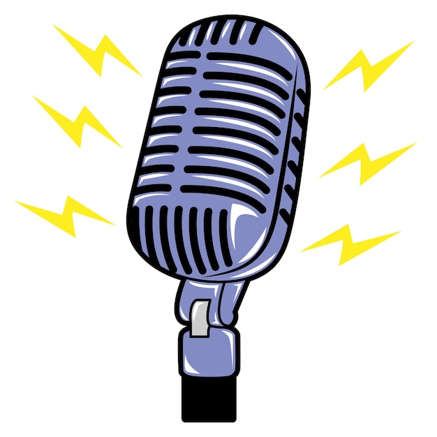 microphone clip art