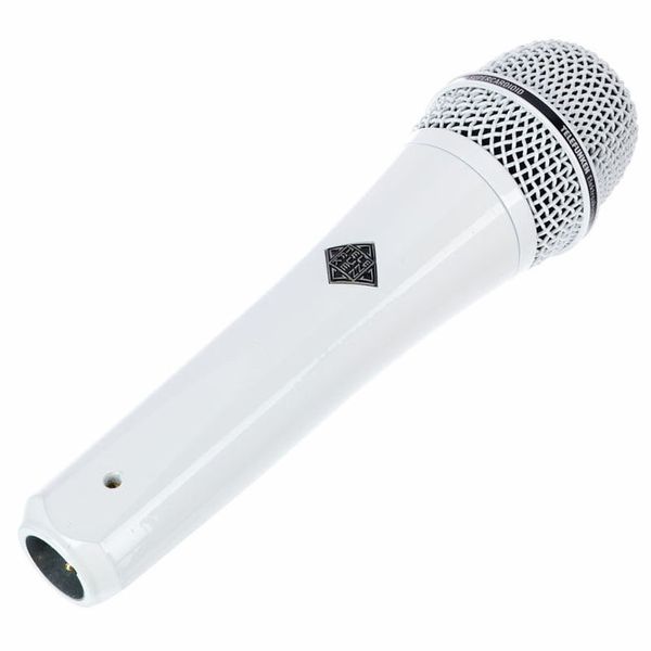 white microphone