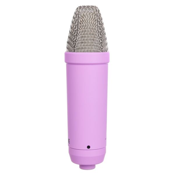 purple microphone