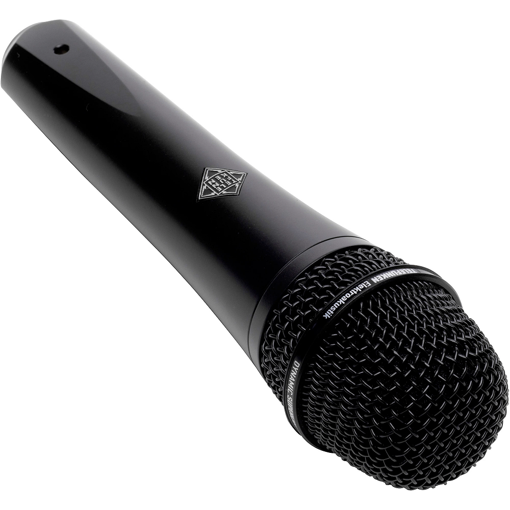 black microphone